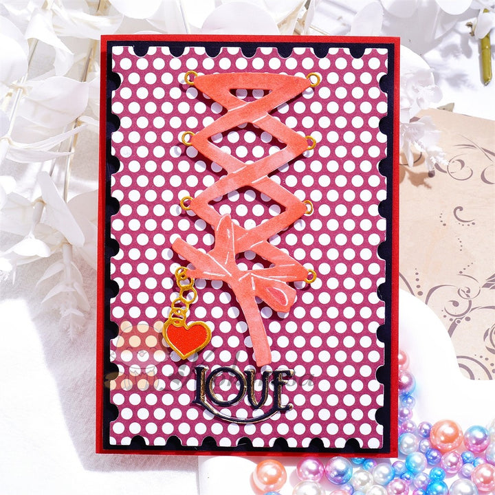Kokorosa Metal Cutting Dies with Lace & "LOVE" Word