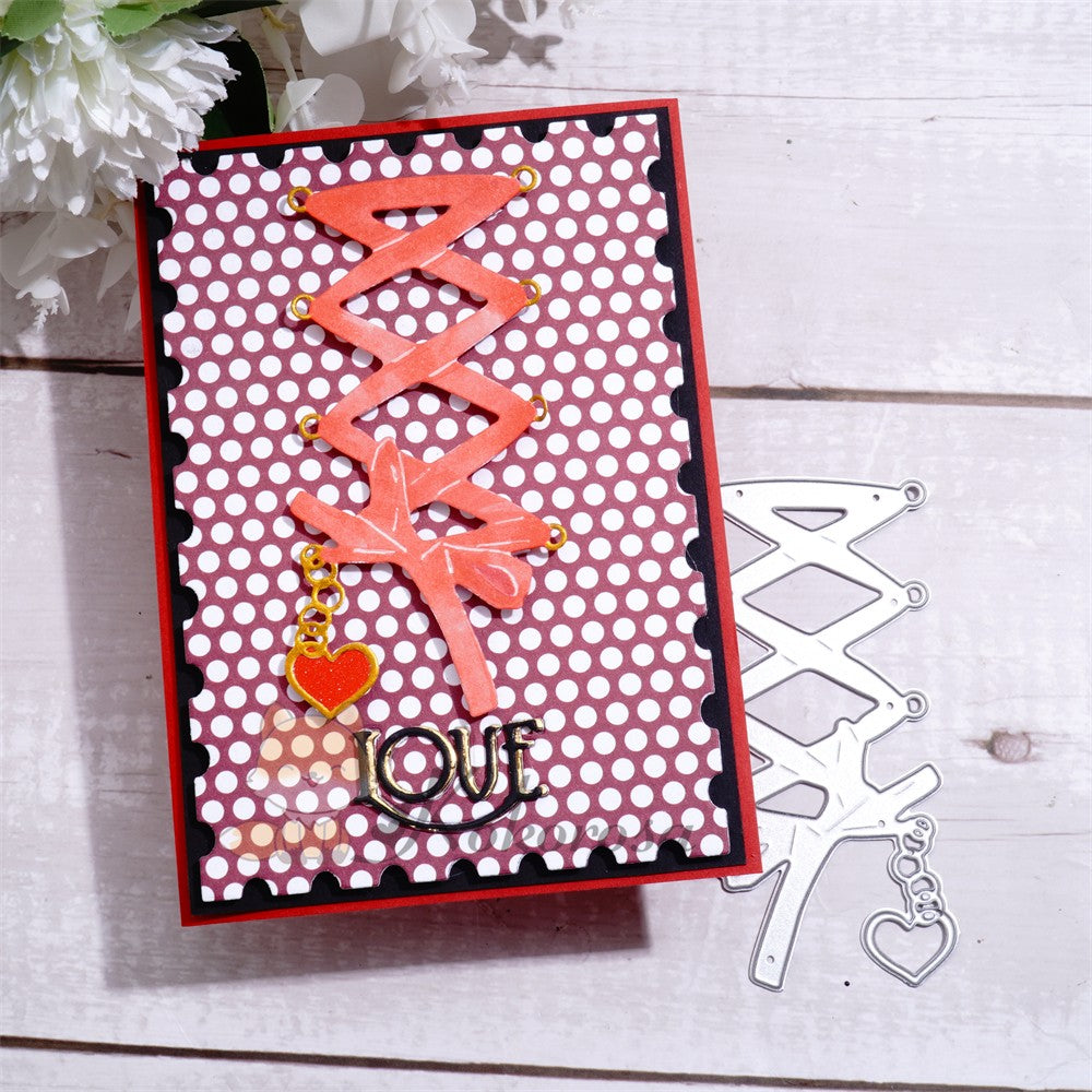 Kokorosa Metal Cutting Dies with Lace & "LOVE" Word