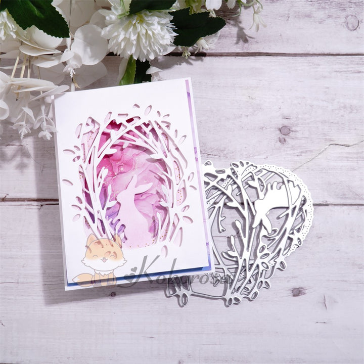 Kokorosa Metal Cutting Dies with 3pc Layered Rabbit