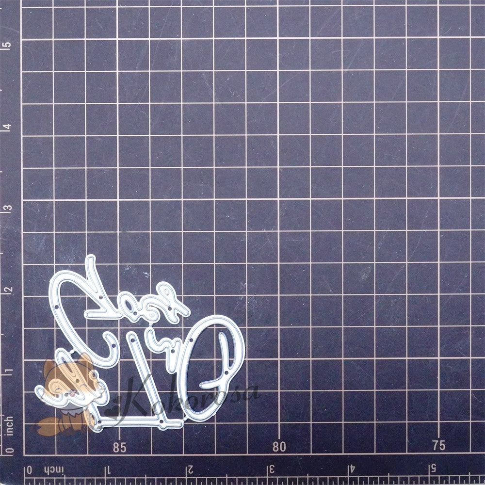 Kokorosa Metal Cutting Dies with "Life Goes On" Word