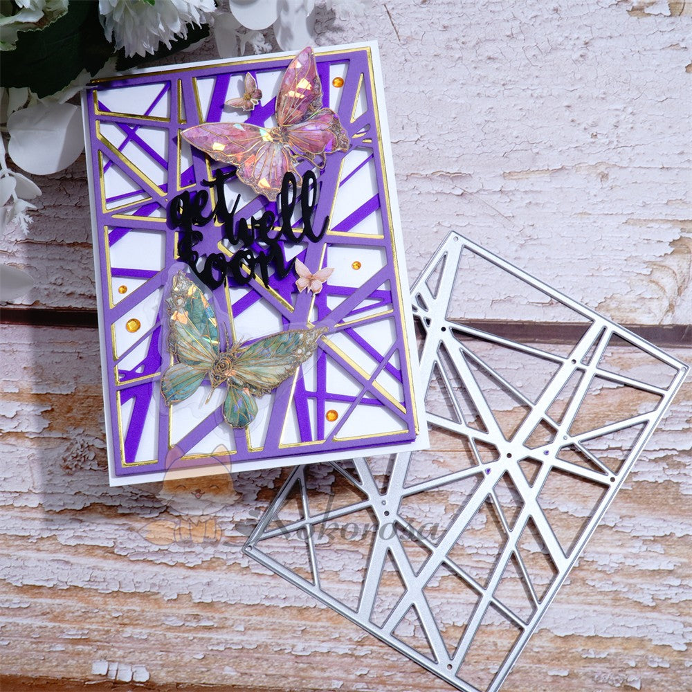 Kokorosa Metal Cutting Dies with Lines Background Board