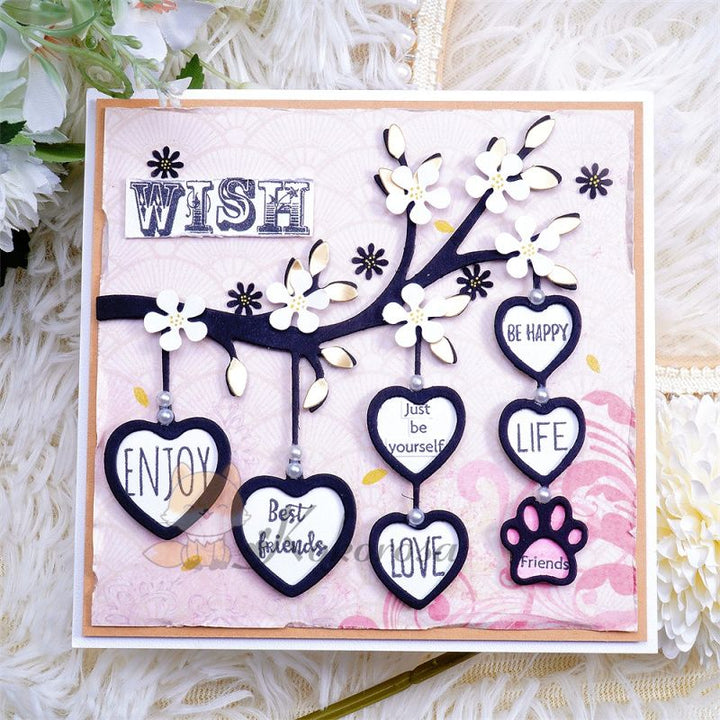Kokorosa Metal Cutting Dies with Love Album Tree