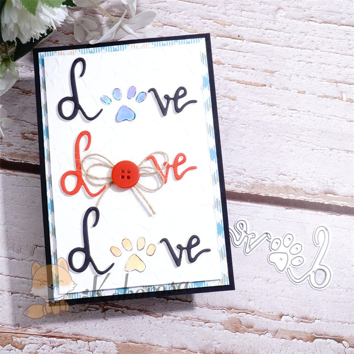 Kokorosa Metal Cutting Dies with "Love" Word