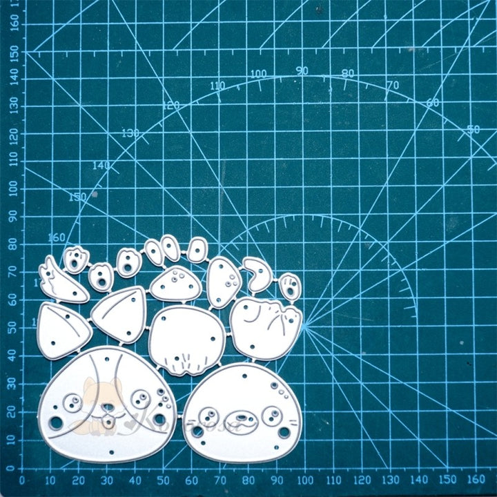 Kokorosa Metal Cutting Dies with Lovely Cat & Dog