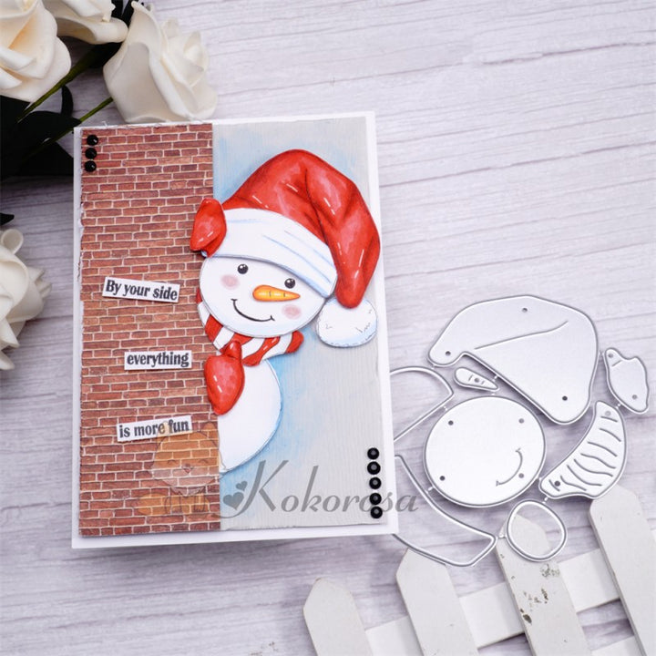 Kokorosa Metal Cutting Dies with Lovely Snowman