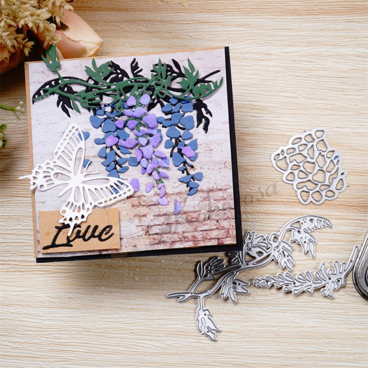 Kokorosa Metal Cutting Dies with Lush Grape Vines