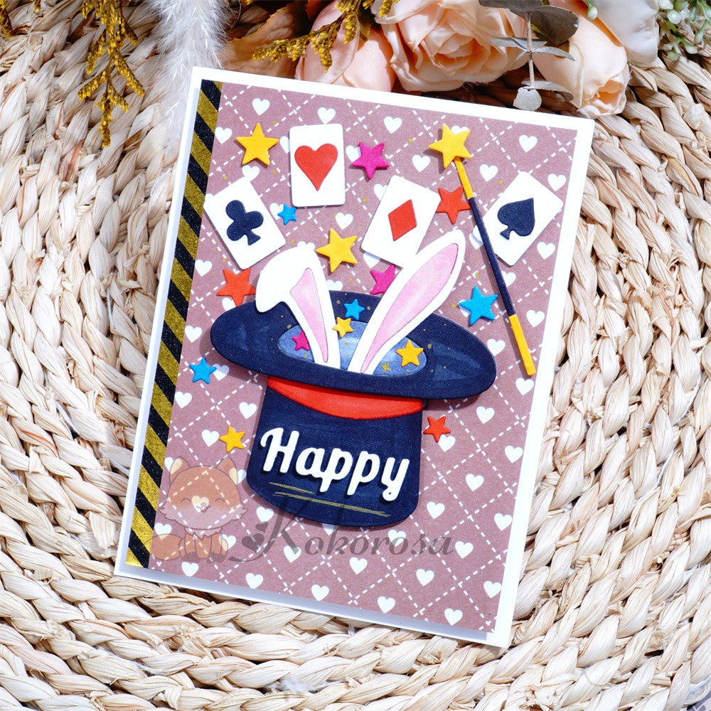 Kokorosa Metal Cutting Dies with Magic Bunny