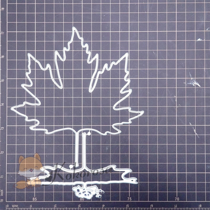 Kokorosa Metal Cutting Dies with Maple Leaf