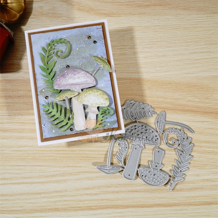 Kokorosa Metal Cutting Dies with Mushrooms & Leaves