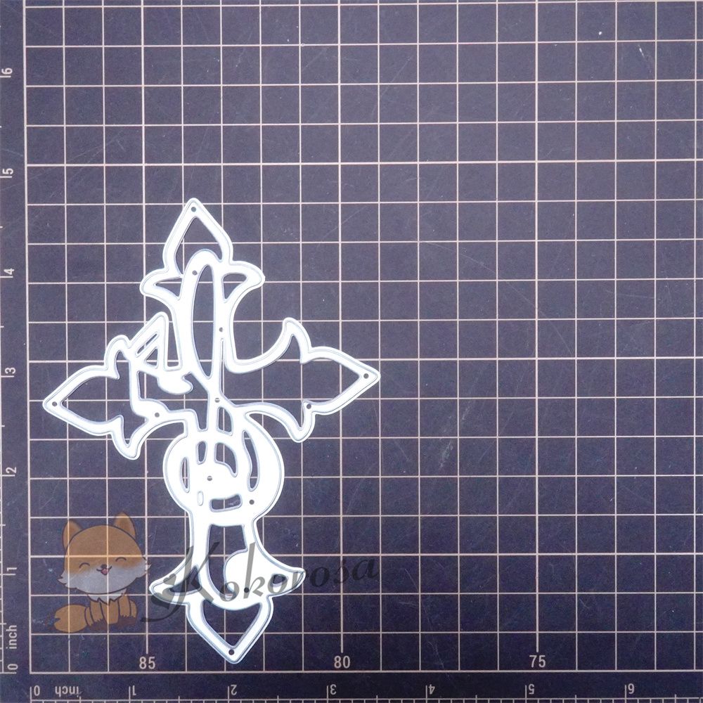 Kokorosa Metal Cutting Dies with Music Note in Cross