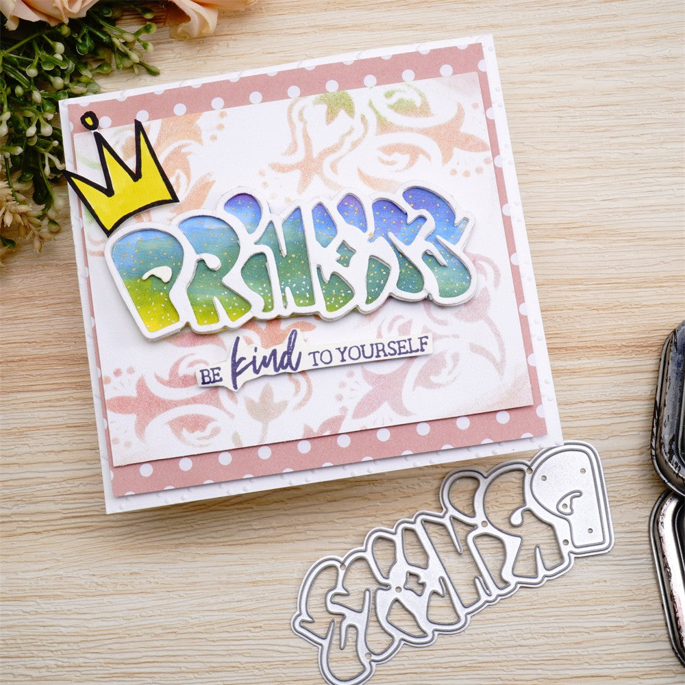 Kokorosa Metal Cutting Dies with "PRINCESS" Word
