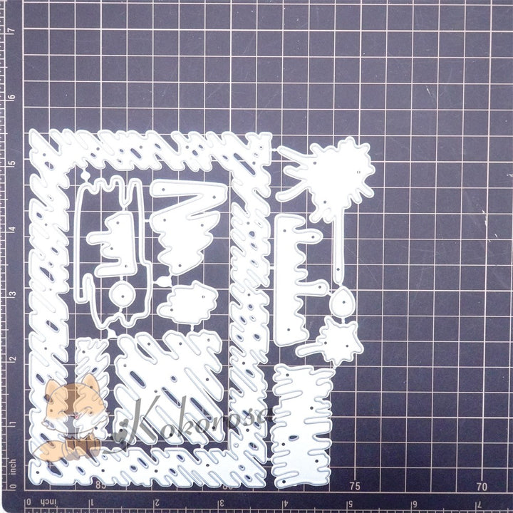 Kokorosa Metal Cutting Dies with Painting Elements Frame Board