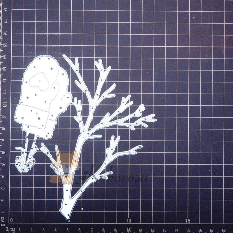 Kokorosa Metal Cutting Dies with Pair of Gloves Hanging on Tree