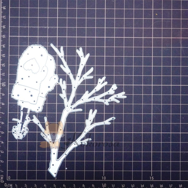 Kokorosa Metal Cutting Dies with Pair of Gloves Hanging on Tree