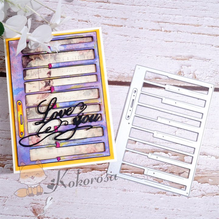 Kokorosa Metal Cutting Dies with Piano Frame Board