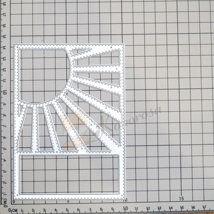 Kokorosa Metal Cutting Dies with Rising Sun Background Board
