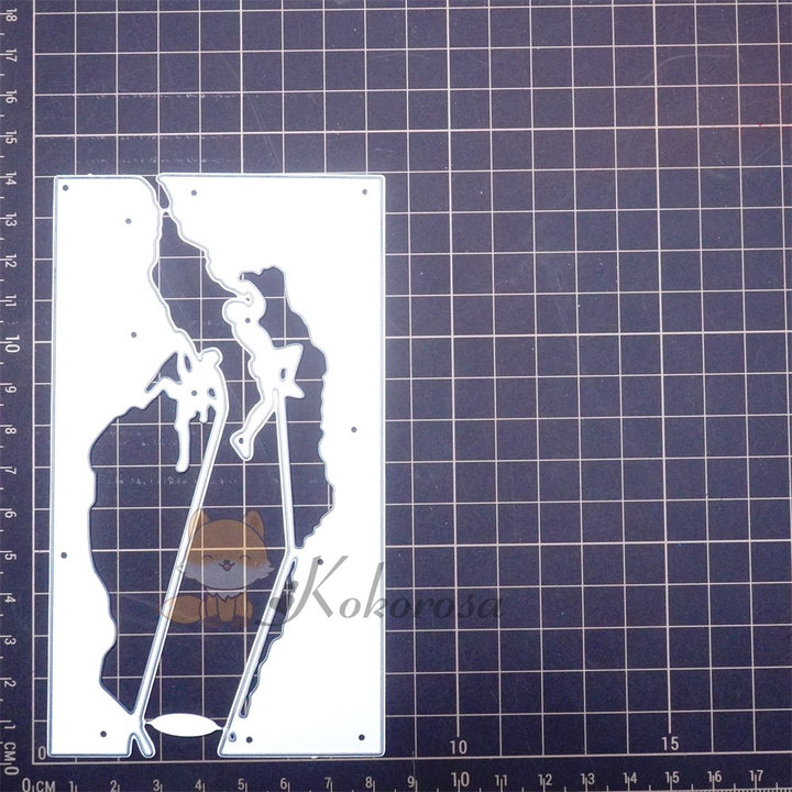 Kokorosa Metal Cutting Dies with Rock Climbing Background Board
