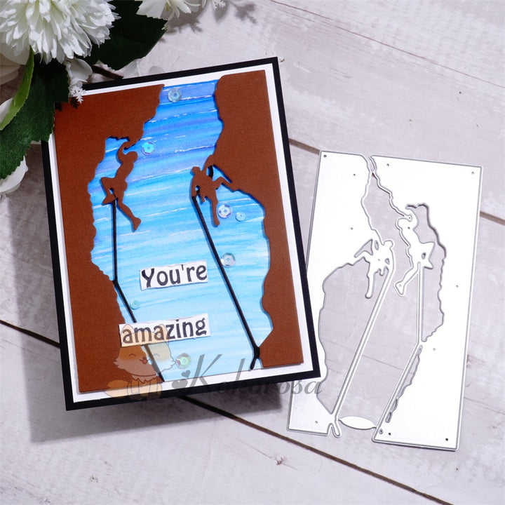 Kokorosa Metal Cutting Dies with Rock Climbing Background Board