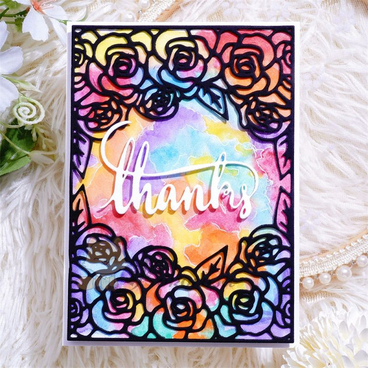 Kokorosa Metal Cutting Dies with Rose Frame Board