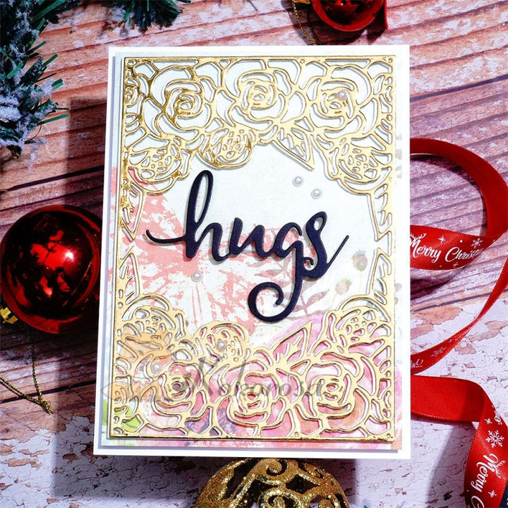 Kokorosa Metal Cutting Dies with Rose Frame Board