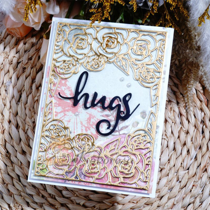 Kokorosa Metal Cutting Dies with Rose Frame Board