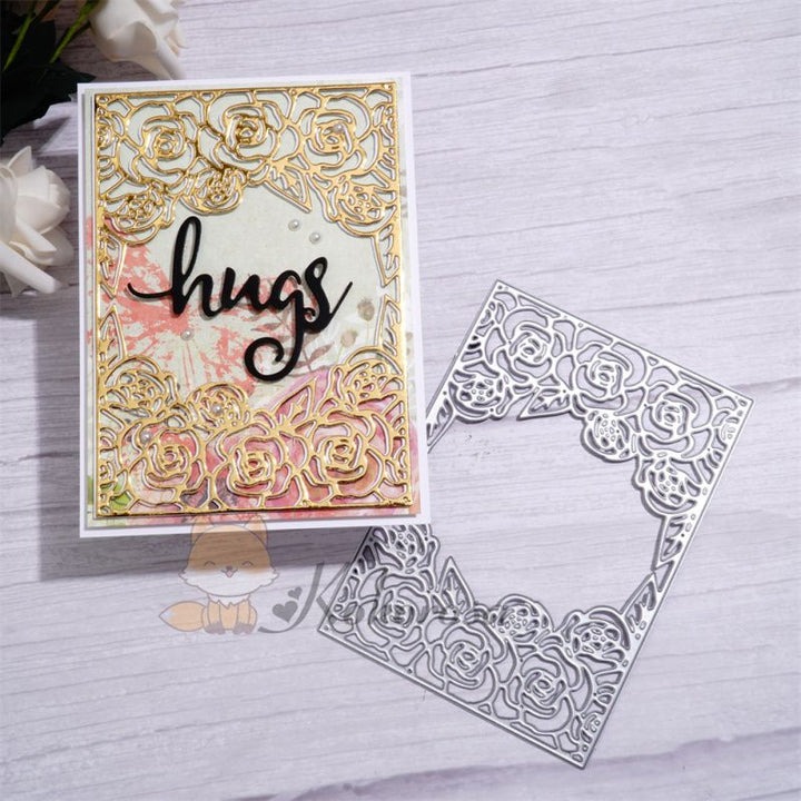 Kokorosa Metal Cutting Dies with Rose Frame Board