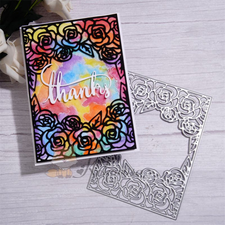Kokorosa Metal Cutting Dies with Rose Frame Board