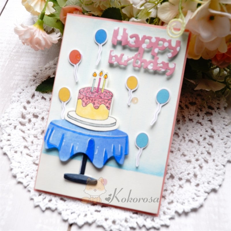 Kokorosa Metal Cutting Dies with Round Tablecloth