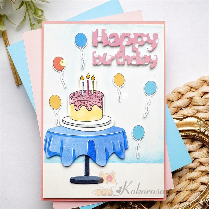 Kokorosa Metal Cutting Dies with Round Tablecloth