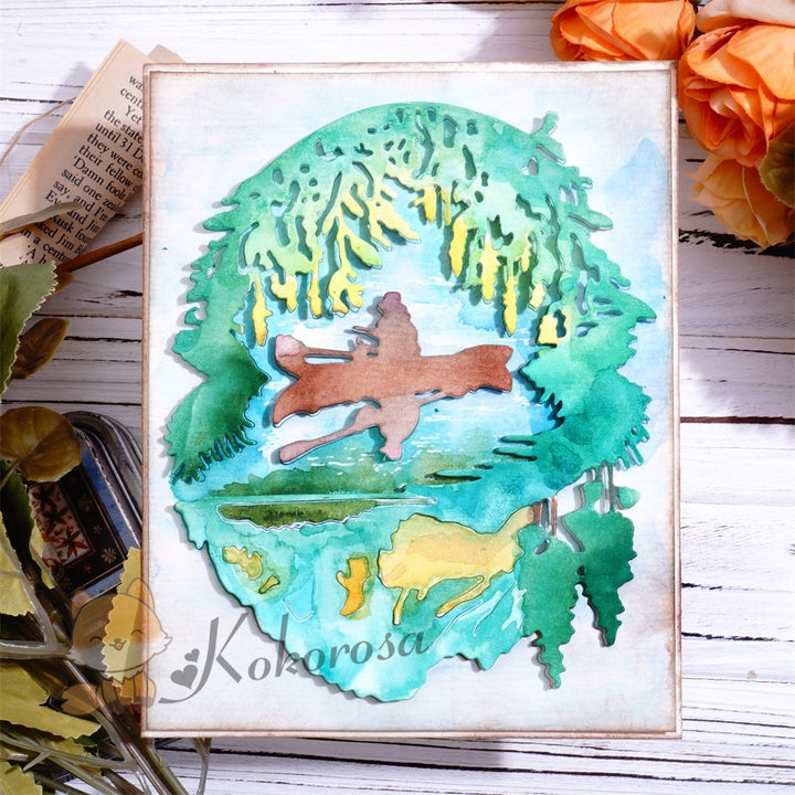 Kokorosa Metal Cutting Dies with Rowing in Forest