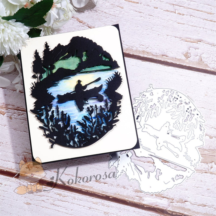 Kokorosa Metal Cutting Dies with Rowing in Forest