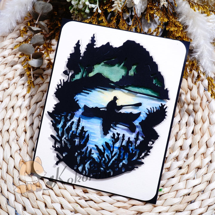 Kokorosa Metal Cutting Dies with Rowing in Forest