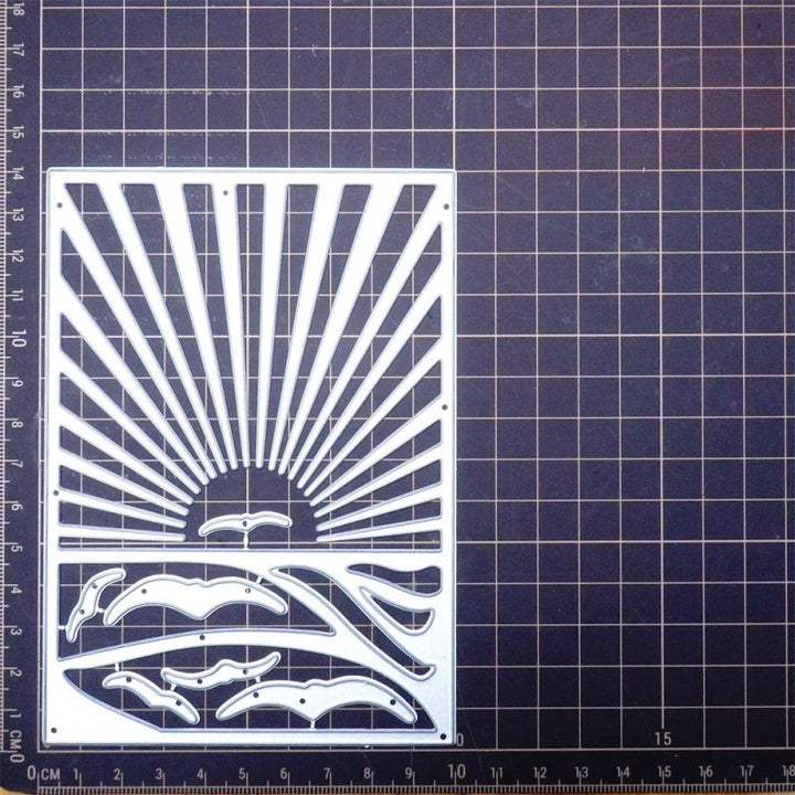Kokorosa Metal Cutting Dies with Seagull Flying Background Board
