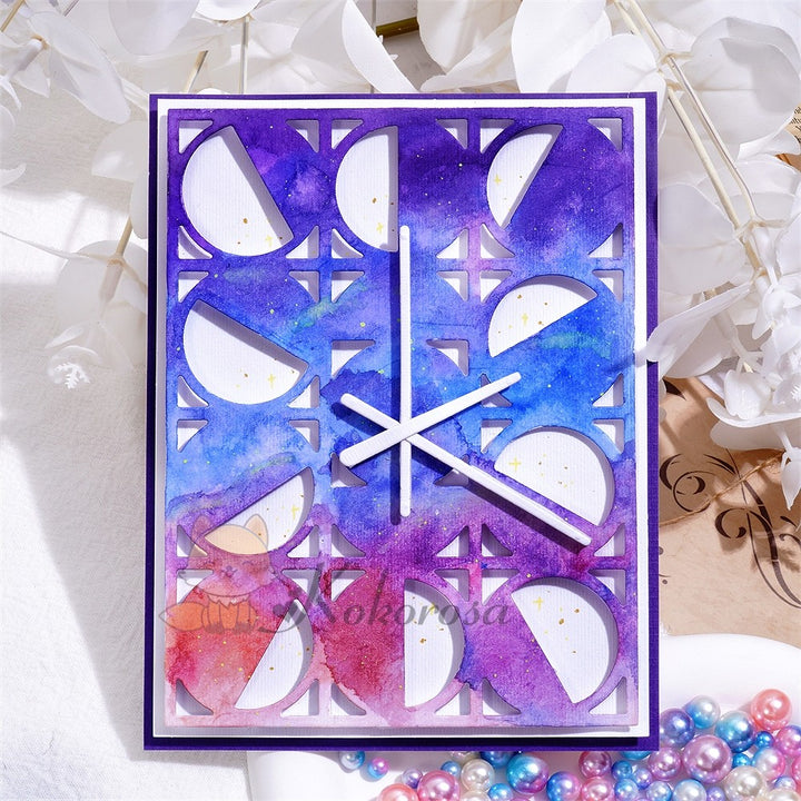 Kokorosa Metal Cutting Dies with Solar Eclipse Background Board