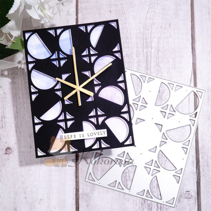 Kokorosa Metal Cutting Dies with Solar Eclipse Background Board