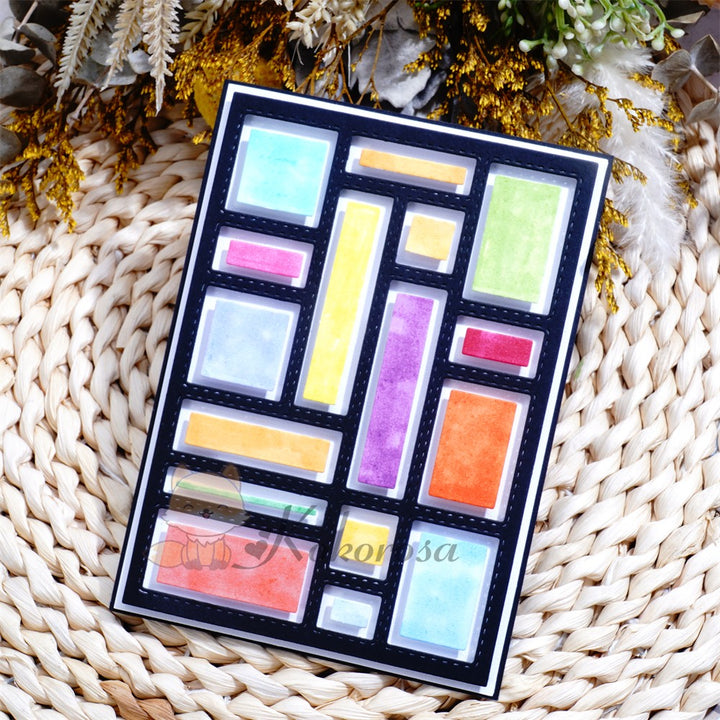 Kokorosa Metal Cutting Dies with Splicing Blanks Background Board