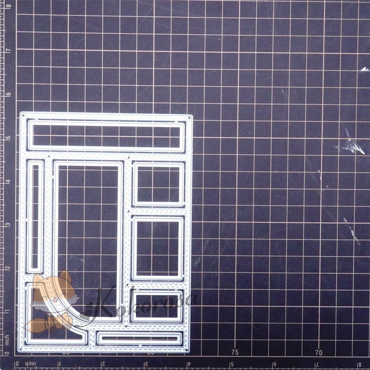 Kokorosa Metal Cutting Dies with Splicing Modules Background Board