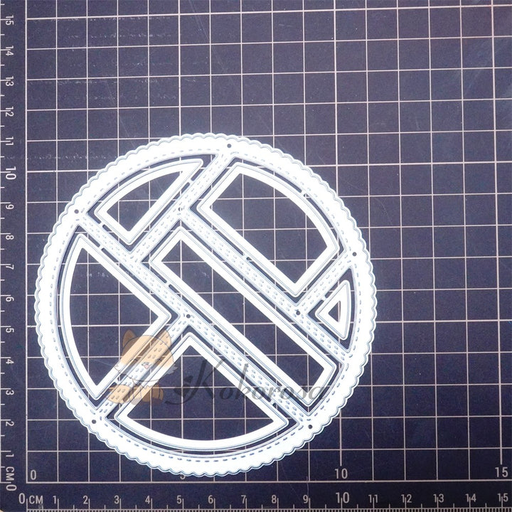 Kokorosa Metal Cutting Dies with Splicing Round Background Board
