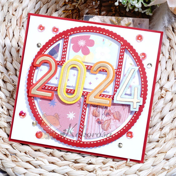 Kokorosa Metal Cutting Dies with Splicing Round Background Board