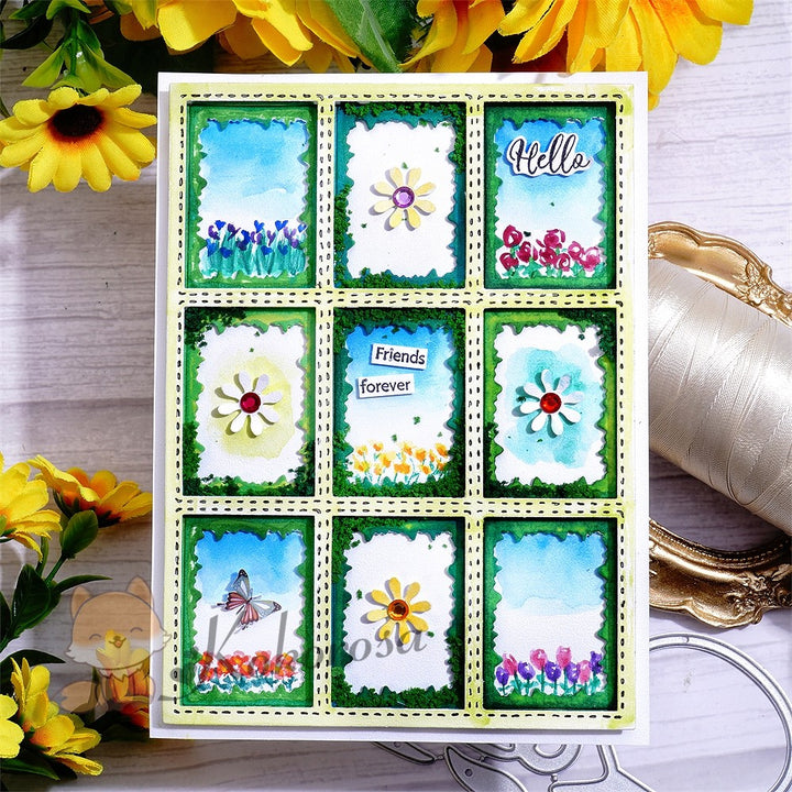Kokorosa Metal Cutting Dies with Stamp Frame Board