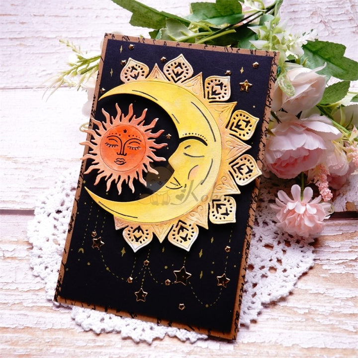 Kokorosa Metal Cutting Dies with Tarot Astrology Moon & Star