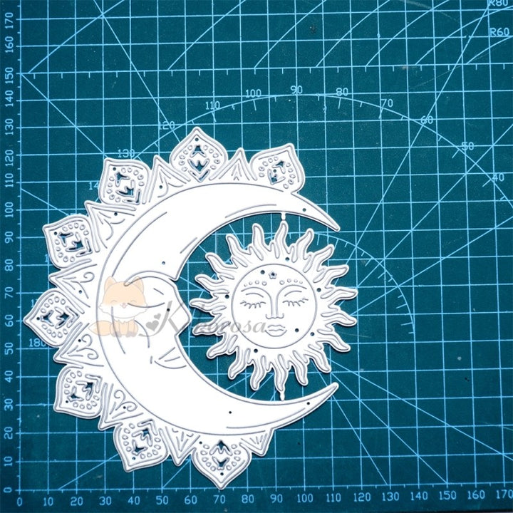 Kokorosa Metal Cutting Dies with Tarot Astrology Moon & Star