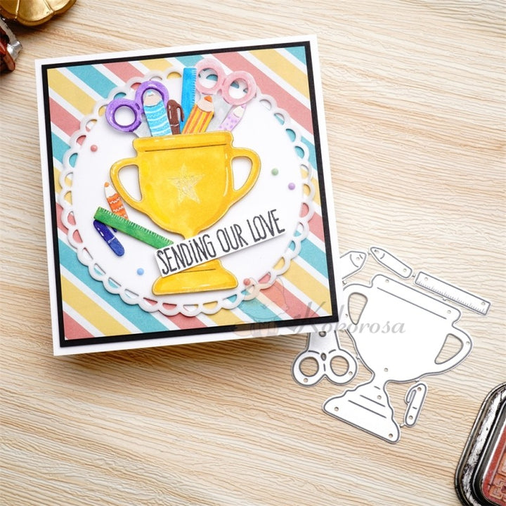 Kokorosa Metal Cutting Dies with Trophy & Stationeries