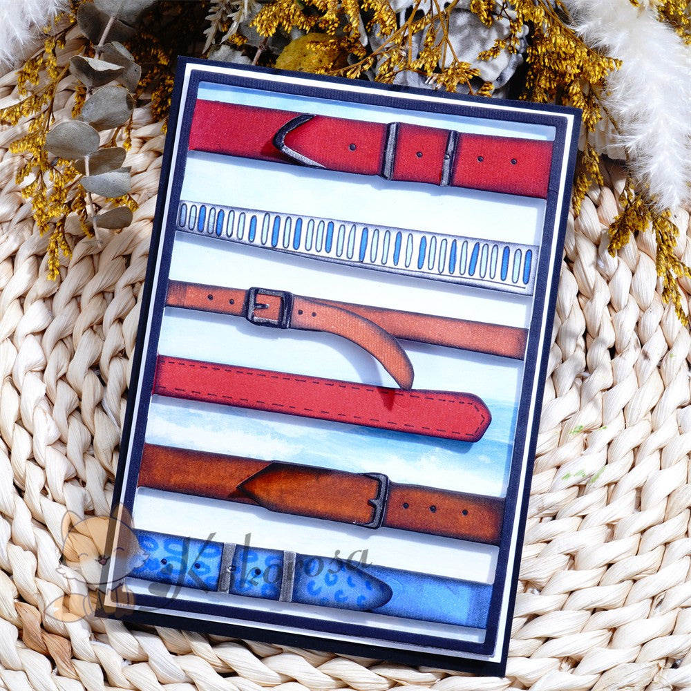 Kokorosa Metal Cutting Dies with Various Belts Background Board