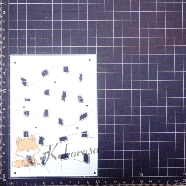 Kokorosa Metal Cutting Dies with Weaving Background Board