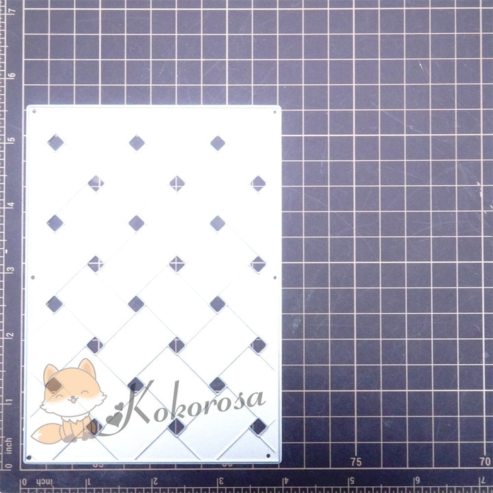 Kokorosa Metal Cutting Dies with Weaving Background Board