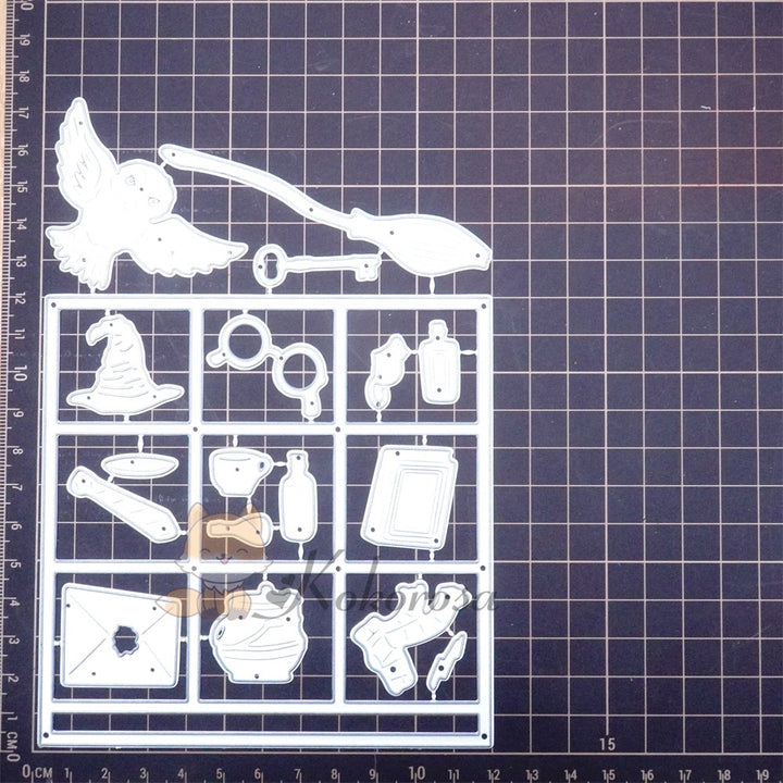 Kokorosa Metal Cutting Dies with Wizard World Frame Board