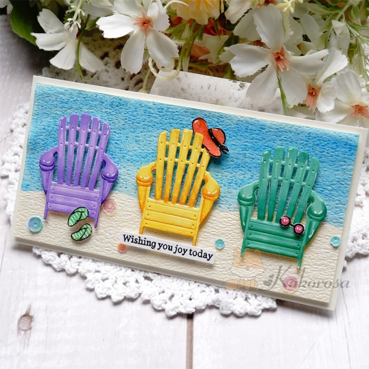 Kokorosa Metal Cutting Dies with Wooden Sofa Chair