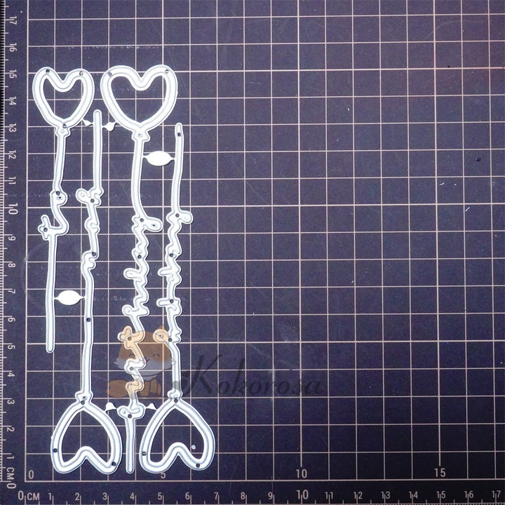 Kokorosa Metal Cutting Dies with "happy birthday to you" Word
