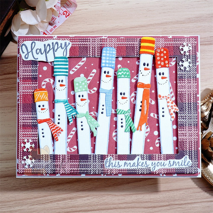 Kokorosa Metal Cutting Dies With Slim Snowman
